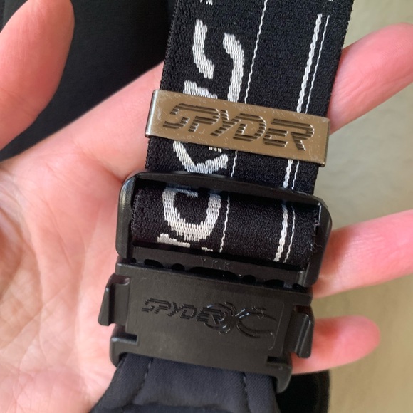 Spyder Kids Ski Racing Dowhill Skiing Snow Pants bibs Size 12 - Picture 9 of 12